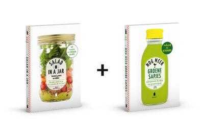 Fern Green en Anna Helm Baxter - Salad in a jar + Nog meer groene sapjes