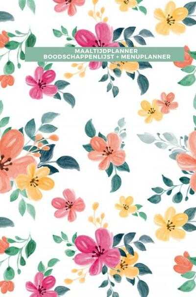 Gold Arts Books - Maaltijdplanner - Boodschappenlijst en menuplanner