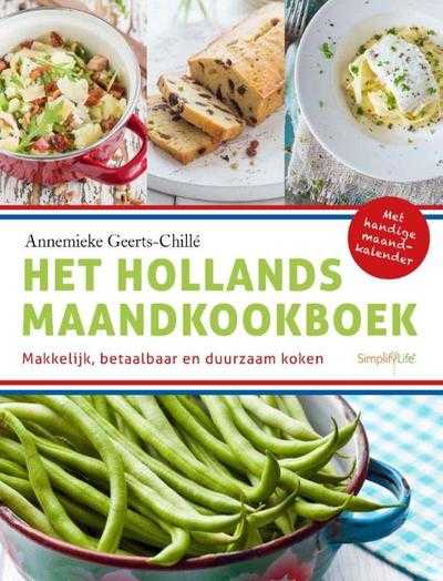 Omslag Annemieke Geerts-Chille - Het Hollands maandkookboek