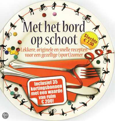 - Met het bord op schoot