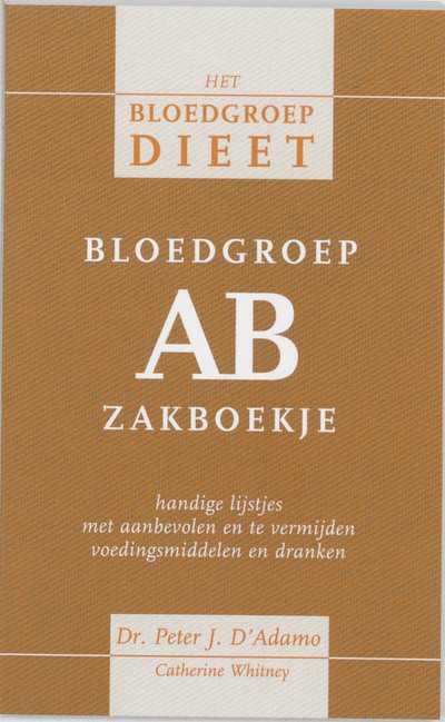 C. Whitney en P. D'Adamo - Bloedgroep AB zakboekje