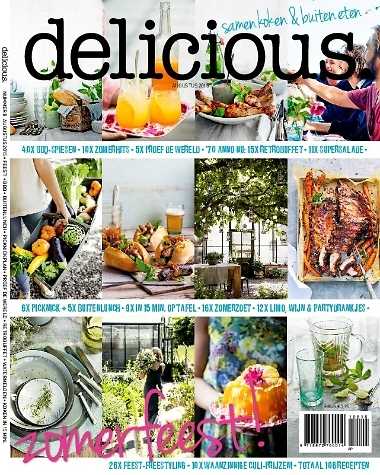 Omslag delicious. magazine - 2015-08