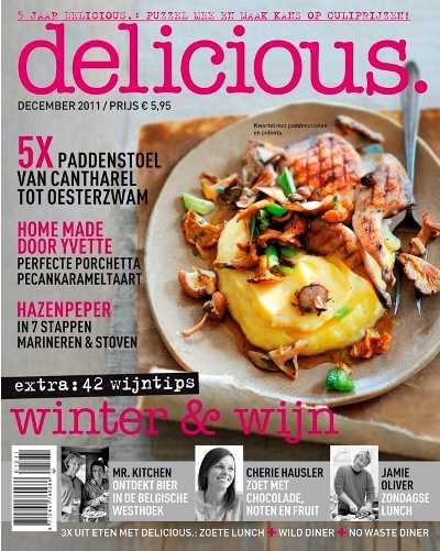 Omslag delicious. magazine - 2011-12