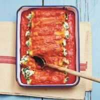 Serveersuggestie Kookboekrecept: Cannelloni met spinazie en ricotta uit 'Lukt altijd!' - Lovemyfood.nl