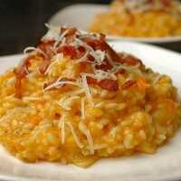 Serveersuggestie Risotto met zoete aardappel - Lovemyfood.nl