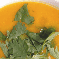 Serveersuggestie Zoete aardappel soep - Lovemyfood.nl