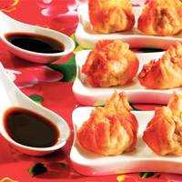 Serveersuggestie Gefrituurde wontons