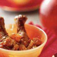 Serveersuggestie Kip met garnalen - Pollo con gambas